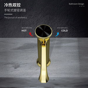 Brass Basin Faucet Single Handle Ceramic Valve Core <b>Deck</b> Mounted For Bathroom Sink - Product Image 2