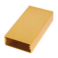Boîtier d'amplificateur en profilé d'aluminium extrudé pour cartes de circuits imprimés industrielles, indice de protection IP54, personnalisable