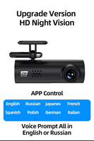 Smart 70 m ai hd voiture dvr dash cam caméra vidéo wifi app contrôle automobile véhicule caméra
