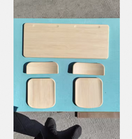 Juego de Muebles Escolares Modernos de Madera Prensada, Tablero Resistente, Ignífugo y Ecológico para Taller
