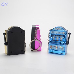 Porte-clés QY Lucky Slot Machine, mini pendentif en plastique style casino, multicolore, tendance mode, souvenir cadeau - Product Image 4
