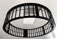 Écran LED flexible d'intérieur Transtech, écran incurvé P1.25/P1.5/P1.8, 7680 Hz, haute fréquence de rafraîchissement pour la publicité