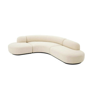 Moderno marco de madera sofá seccional muebles sala de estar tela terciopelo <span class=keywords><strong>Bjorn</strong></span> sofás para el hogar - Product Image 1