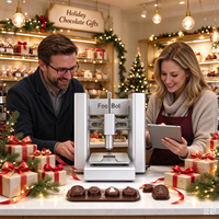 Imprimante 3D à chocolat de haute précision, extrusion rapide et stable, machine automatique de qualité alimentaire pour boulangerie, café, confiserie