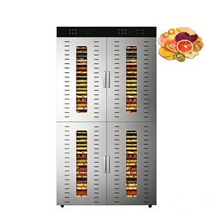 Déshydrateur de fruits électrique en acier inoxydable 304 à haute efficacité et grande capacité avec 96 plateaux pour usage commercial, économie d'énergie - Product Image 1