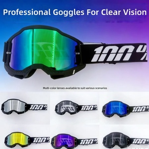 Lunettes de <span class=keywords><strong>moto</strong></span>, lunettes de ski tout-terrain, lunettes de cyclisme à monture intégrale unisexe en PC pour activités de plein air et descente en pente % Off-Road - Product Image 1