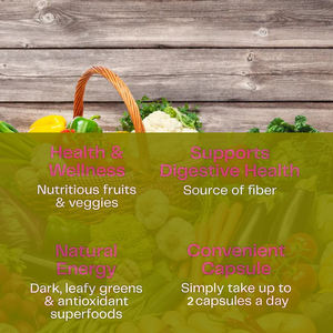 Fabricant d'équipement d'origine Mélange de capsules de fruits et légumes Complément alimentaire complet avec super aliment pour femmes hommes et enfants - Product Image 5