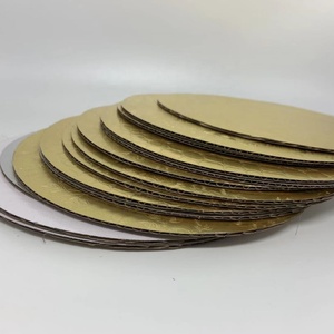 Customized Round Cake Base Board Round Tray Corrugated Board - Product Image 2