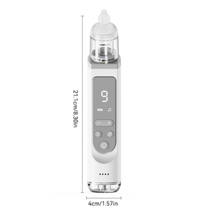 2024 Aspirador nasal de silicona de seguridad para recién nacidos recargable por USB para el hogar con aspirador nasal de música - Product Image 2
