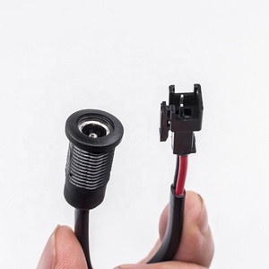 พาเนลเมานต์ DC-022D 5.5x2.1มม. เต้ารับแจ็คไฟกระแสตรงตัวเมียเป็นขั้วต่อ JST SM 2ขาสำหรับสายชาร์จสำหรับสกู๊ตเตอร์ไฟฟ้า - Product Image 3