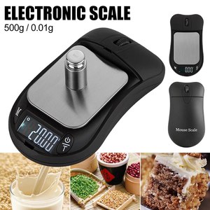 LCD Mouse Jewelry Gold Mining Equipment Small Pocket Scale Auto Calibration and Balances Carat Digital 1kg Weight Mouse - Product Image 5