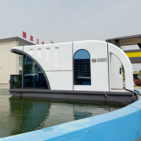 Module de bureau mobile flottant de haute qualité pour rivière, mer ou étang, maison préfabriquée personnalisée, hôtel-resort, entrepôt, école, hôpital