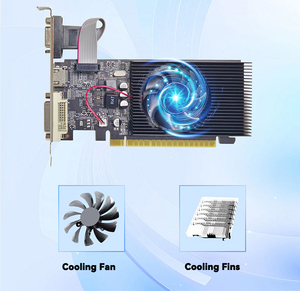 Vente en gros de cartes graphiques VGA pour jeux informatiques <span class=keywords><strong>GT730LP</strong></span>-4GD3-A ventilateurs de refroidissement simples GPU GT730 4GB SDDR3 Cartes graphiques - Product Image 4