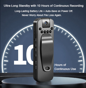 Enregistreur vidéo numérique HD 1080P <span class=keywords><strong>à</strong></span> réduction de bruit intelligente pour les réunions sportives, les vlogs et l'enregistrement mains libres - Product Image 3