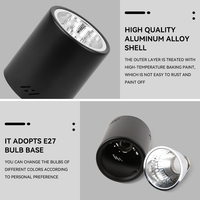 Pour l'éclairage commercial moderne encastré, spots LED pour hôtels, projecteurs, downlights, downlights LED