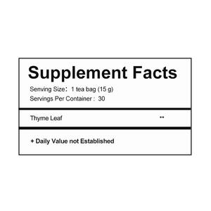 Tè alle Foglie <span class=keywords><strong>di</strong></span> Senna e <span class=keywords><strong>Tisana</strong></span> al <span class=keywords><strong>Timo</strong></span> per il Supporto Respiratorio, Digestivo e Immunitario, Tè Benessere Senza Caffeina, OEM/ODM Etichetta Privata - Product Image 2