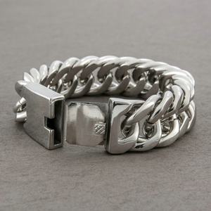 Pulsera de Cadena Cubana de Acero Inoxidable 304/316L de Alta Calidad, Chapada en Oro, Unisex, Nuevo Diseño Moderno para Regalo, 2024 - Product Image 4