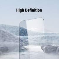 Protector de pantalla de vidrio flexible HD antiarañazos, material de hoja 9H de 180x120mm, corte por plotter para i-phone 17, novedad