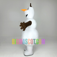 Costumes de mascottes Olaf des Frozens Tissu 2m Gonflé Personnage de film Bonhomme de neige Costumes Olaf pour Comic-con Walking Show