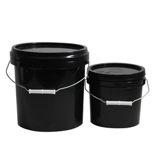 Cubo de almacenamiento de alta calidad de color personalizado cubo redondo precio al por mayor cubo de plástico 10L hecho de material PP grado alimenticio - Product Image 1