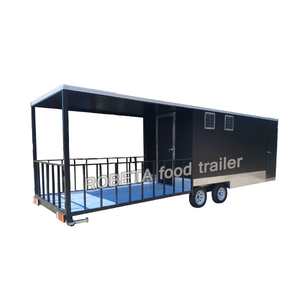 Remolque de comida con balcón, tienda de contenedores, camión de comida móvil vin - Product Image 4