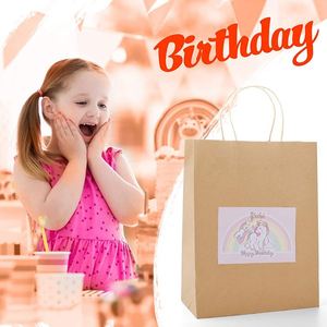 Bolsa de Regalo de Papel Marrón de Lujo, Personalizable, para Bodas, Compras, Comida, Ropa, Supermercado, Exposiciones - Product Image 4