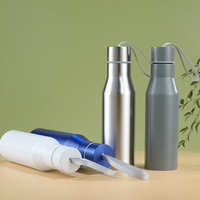 Bouteille d'eau isotherme sous vide en acier inoxydable 304, bouteille d'eau de sport, logo personnalisé