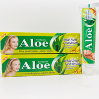 Fabricant Chinois Dentifrice à l'Aloe Vera OEM Dentifrice sans Fluorure Blanchissant Vente en Gros