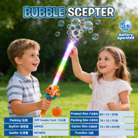 Juguete de Burbujas Eléctrico de Plástico con Forma de Pez para Niños, Venta al por Mayor, Regalo para Fiestas