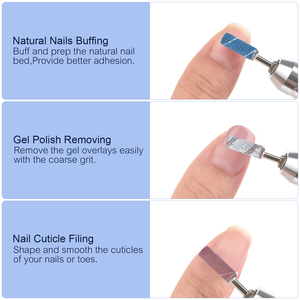 50 pièces de bandes abrasives de 3 mm pour ponceuse à ongles, pour le retrait de vernis gel UV, le nettoyage des peaux mortes, outils de manucure et pédicure - Product Image 6