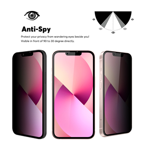 Protection d'écran pour <span class=keywords><strong>iPhone</strong></span> 15, protection d'écran en verre pour <span class=keywords><strong>iPhone</strong></span> 15 Pro Max, film de protection d'écran pour la confidentialité - Product Image 2