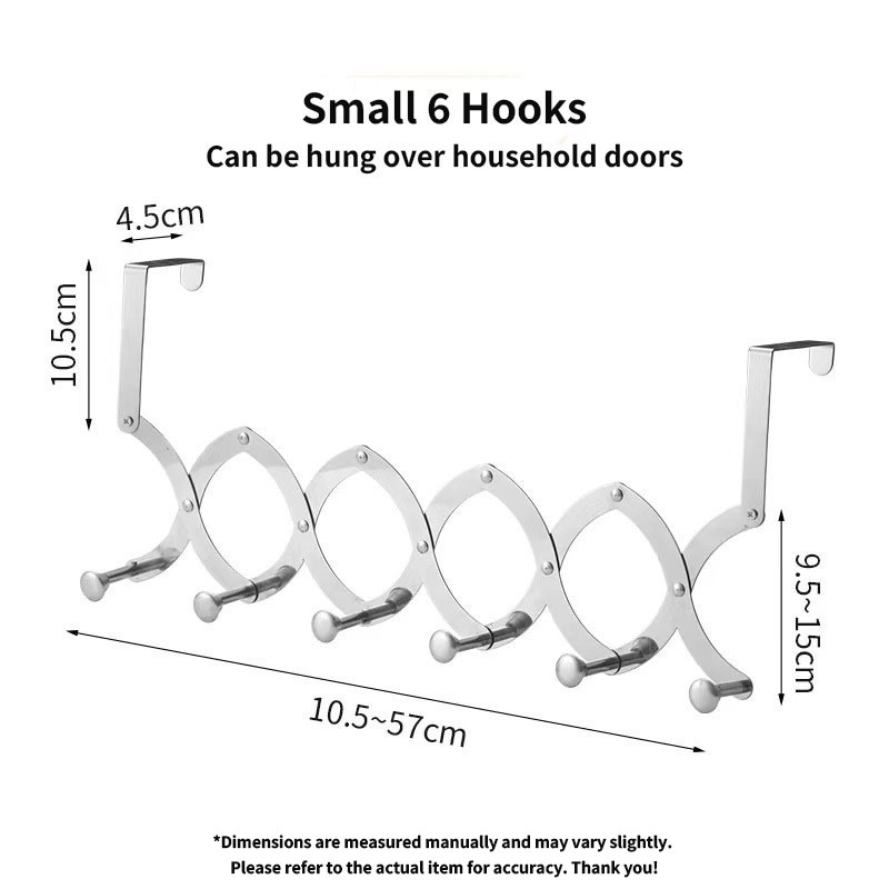 Argent Petit 6 Hameçons