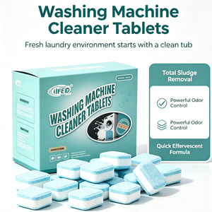 Tablettes de nettoyage pour lave-linge <span class=keywords><strong>à</strong></span> chargement par le haut et frontal, universelles, multi-scénarios, pour éliminer les mauvaises odeurs et purifier le tambour - Product Image 3