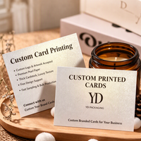 Cartes rectangulaires personnalisées en carton blanc nacré avec logo, étiquettes imperméables pour vêtements, cartes cadeaux et artisanat