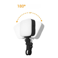 Mini lampe LED rechargeable de haute qualité et durable, portable, à clipser, pour le streaming en direct, les appels vidéo et le vlogging