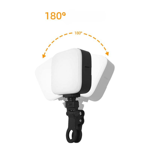 Luce LED Ricaricabile Mini di Alta Qualità e Durevole, Lampada Portatile con Clip per Streaming Live, Videochiamate e Vlogging - Product Image 2