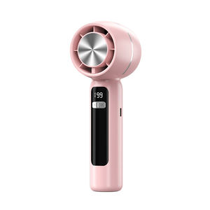 USB Battery Rechargeable 100 Speed Handheld Mini <strong>Fan</strong> <strong>Portable</strong> LED Cold Compress Turbo for Home Car Wearable Air Cooling Box - Product Image 1