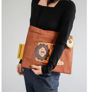 Bolsa de Mano de Algodón de Alta Calidad de 16 Pulgadas, Bolsa de Compras Ecológica con Estampado, Bolsas de Compras para Mujer con Etiqueta y Logotipo - Product Image 3