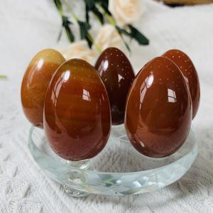 Juego de huevos de cornalina Yoni de alta calidad, piedra curativa de ágata roja directa de fábrica, Bola de Jade Kegel, huevo, ejercicio Vaginal para mujeres - Product Image 4