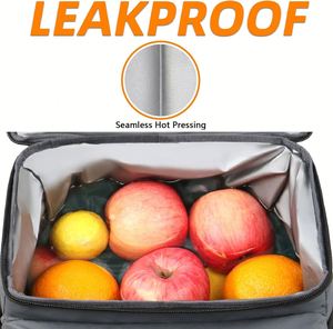 Cooler Backpack Insulated Lunch Backpack for Men Women Leakproof Double Layer Lunch Cooler Bag Lightweight Soft Lunch Backpack - Product Image 5
