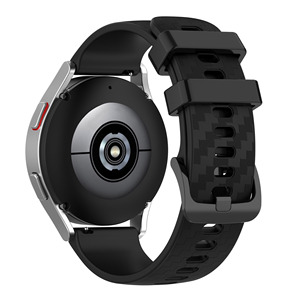 YHQ-pulsera de silicona de fibra de carbono para <span class=keywords><strong>Garmin</strong></span> <span class=keywords><strong>Venu</strong></span> Vivoactive 3, correa de reloj para <span class=keywords><strong>Garmin</strong></span> Vivoactive 4 - Product Image 4
