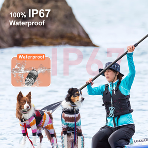 OKKPETS, nueva actualización, <span class=keywords><strong>Collar</strong></span> de entrenamiento de ladridos para perros, tapón ultrasónico sin golpes, <span class=keywords><strong>Collar</strong></span> de ultrasonido repelente de perros con Control remoto - Product Image 5