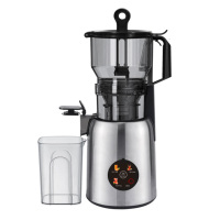 Extracteur de jus lent à haut rendement pour légumes, fruits et oranges, machine à jus automatique multifonctionnelle à grande ouverture, presse à froid domestique