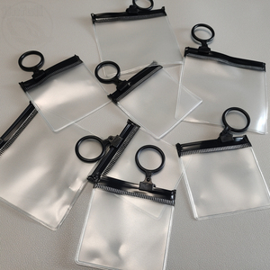 2 uds pequeña joyería esmerilado embalaje bolsa de plástico al por mayor bolsas con cremallera con logotipo Mini pendiente Ziplock Zip bolsa - Product Image 3