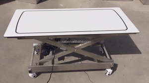 OSCAT veteriner ekipmanları hastane profesyonel hayvan tıbbi floroskopi elektrikli kaldırma tanı ve muayene masası - Product Image 5