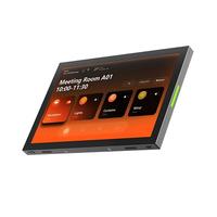 Tablet PC Android de 10 Pulgadas para Montaje en Pared para Salas de Reuniones, Barra de Luz RGB Dual, PoE Tipo C, 4G LTE con Tornillo Antirrobo, ODM OEM GMS