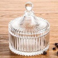 Bocaux de rangement en verre avec couvercle en verre, pour bonbons, cookies, bijoux, contenants alimentaires, pour cadeaux de mariage, 100 unités