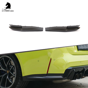Phụ tùng ô tô sợi carbon phía sau Splitter cho BMW M3 G80 2021 + MP loại phía sau thay thế Splitter - Product Image 1
