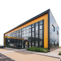 Kits d'entrepôts industriels préfabriqués en structure acier moderne avec utilisation pour appartements, acier galvanisé, durée de vie de 70 ans
