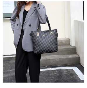 Juego de Bolsos de 6 Piezas para <span class=keywords><strong>Mujer</strong></span>, Bolso de Mano de Gran Capacidad, Bolsos de Cuero PU, Juego de Bolsos para <span class=keywords><strong>Mujer</strong></span> - Product Image 4